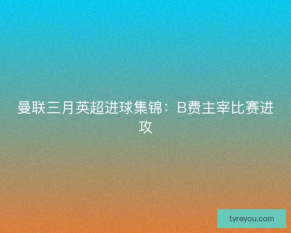 曼联三月英超进球集锦：B费主宰比赛进攻